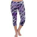 3d Lovely Geo Lines  Iv Capri Yoga Leggings View1