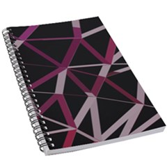 3d Lovely Geo Lines Iii 5 5  X 8 5  Notebook by Uniqued