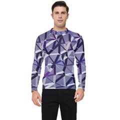 3d Lovely Geo Lines Ix Men s Long Sleeve Rash Guard by Uniqued