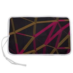 3d Lovely Geo Lines Xi Pen Storage Case (m) by Uniqued