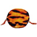 Orange Waves Abstract Series No2 Drawstring Bucket Bag View3