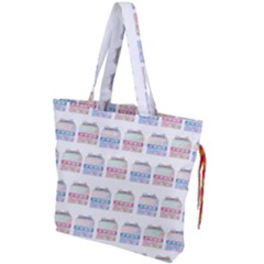 Gift Boxes Drawstring Tote Bag by SychEva