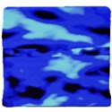 Blue Waves Abstract Series No11 Back Support Cushion View4