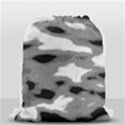 Black Waves Abstract Series No 1 Drawstring Bag (Small) View1