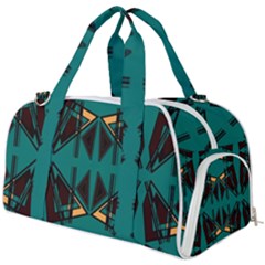 Abstract Geometric Design    Burner Gym Duffel Bag by Eskimos