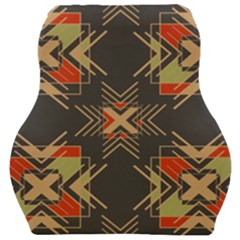 Abstract Geometric Design    Car Seat Velour Cushion  by Eskimos