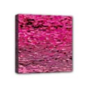 Pink  Waves Flow Series 1 Mini Canvas 4  x 4  (Stretched) View1