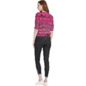 Pink  Waves Flow Series 1 Quarter Sleeve Blouse View2