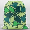 Abstract pattern geometric backgrounds   Drawstring Bag (Large) View2