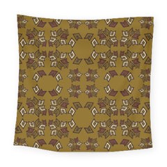 Abstract Pattern Geometric Backgrounds   Square Tapestry (large) by Eskimos