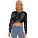 Folk flowers print Floral pattern Ethnic art Lightweight Long Sleeve Sweatshirt View1