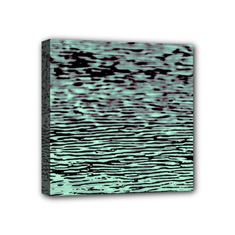 Blue Waves Flow Series 5 Mini Canvas 4  X 4  (stretched) by DimitriosArt