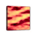 Red Waves Flow Series 3 Mini Canvas 4  x 4  (Stretched) View1