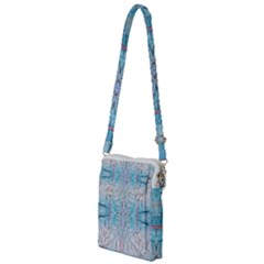 Blue Repeats I Multi Function Travel Bag by kaleidomarblingart