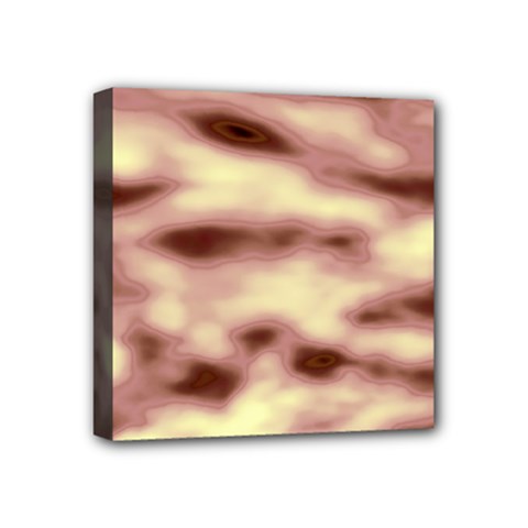 Pink  Waves Flow Series 10 Mini Canvas 4  X 4  (stretched) by DimitriosArt
