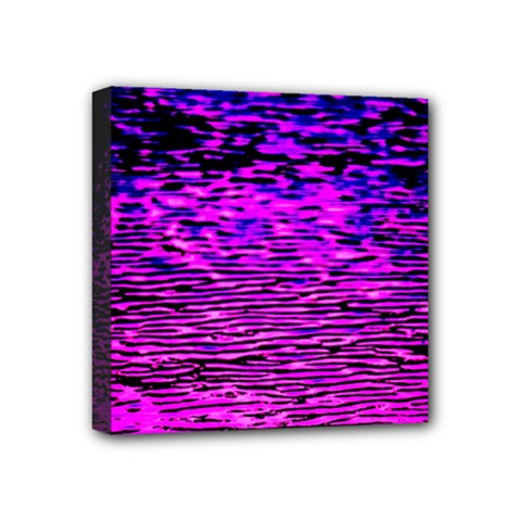 Magenta Waves Flow Series 1 Mini Canvas 4  X 4  (stretched) by DimitriosArt