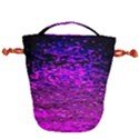 Magenta Waves Flow Series 1 Drawstring Bucket Bag View2