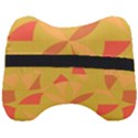 Abstract pattern geometric backgrounds   Head Support Cushion View2