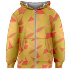 Abstract Pattern Geometric Backgrounds   Kids  Zipper Hoodie Without Drawstring by Eskimos