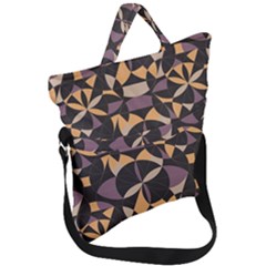Abstract Pattern Geometric Backgrounds   Fold Over Handle Tote Bag by Eskimos