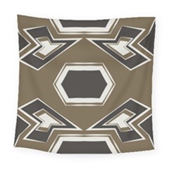 Abstract Pattern Geometric Backgrounds   Square Tapestry (large) by Eskimos