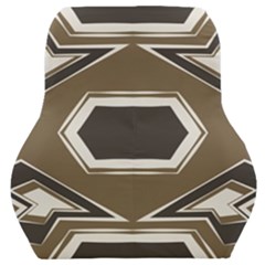 Abstract Pattern Geometric Backgrounds   Car Seat Back Cushion  by Eskimos