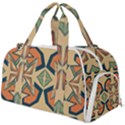 Abstract pattern geometric backgrounds   Burner Gym Duffel Bag View1
