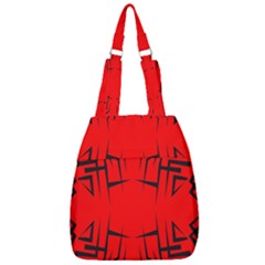 Abstract Pattern Geometric Backgrounds   Center Zip Backpack by Eskimos