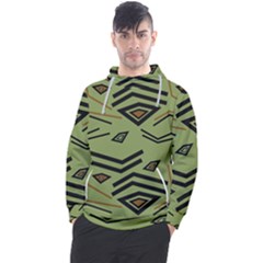 Abstract Pattern Geometric Backgrounds   Men s Pullover Hoodie by Eskimos