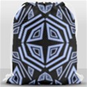 Abstract pattern geometric backgrounds   Drawstring Bag (Large) View1