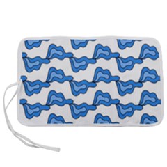 Abstract Waves Pen Storage Case (m) by SychEva