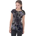The Pollinator Cap Sleeve High Low Top View1