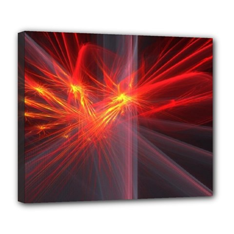 Fractal Deluxe Canvas 24  X 20  (stretched) by Sparkle