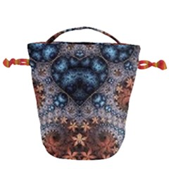 Fractal Drawstring Bucket Bag by Sparkle