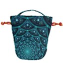 Fractal Drawstring Bucket Bag View2