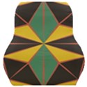 Abstract pattern geometric backgrounds   Car Seat Back Cushion  View1