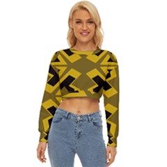 Abstract Pattern Geometric Backgrounds   Lightweight Long Sleeve Sweatshirt by Eskimos