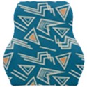 Abstract pattern geometric backgrounds   Car Seat Velour Cushion  View1