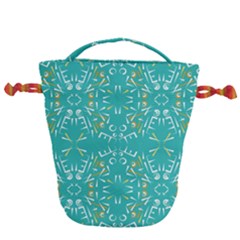 Abstract Pattern Geometric Backgrounds   Drawstring Bucket Bag by Eskimos