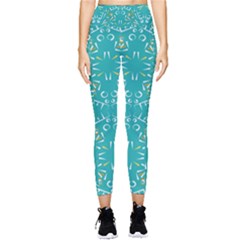 Abstract Pattern Geometric Backgrounds   Pocket Leggings  by Eskimos