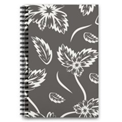 Folk Flowers Print Floral Pattern Ethnic Art 5 5  X 8 5  Notebook by Eskimos