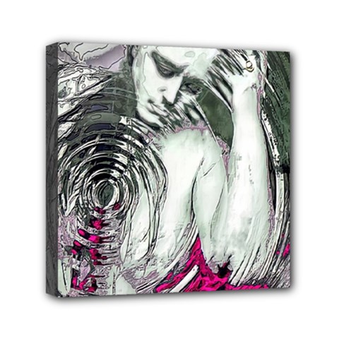 Broadcaster Mini Canvas 6  X 6  (stretched) by MRNStudios