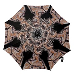 Sketchy Style Drawing Zombie Woman Hook Handle Umbrellas (medium) by dflcprintsclothing