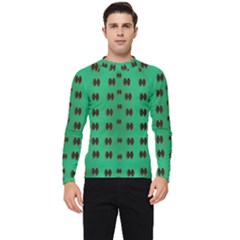 Butterflies In Fresh Green Environment Men s Long Sleeve Rash Guard by pepitasart