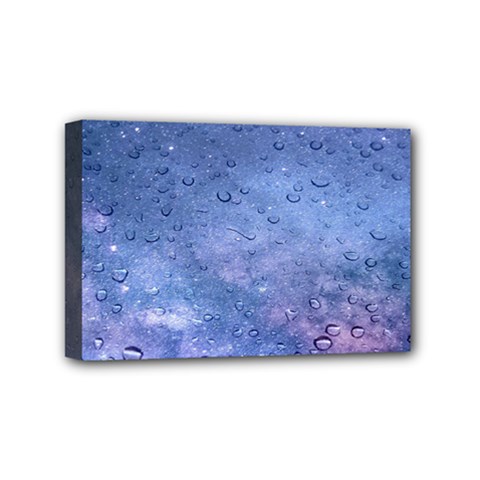 Gouttes D eau Galaxy Mini Canvas 6  X 4  (stretched) by kcreatif