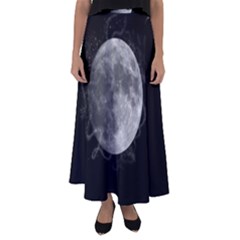 Lune Étoilé Flared Maxi Skirt by kcreatif