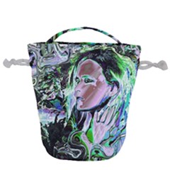 Glam Rocker Drawstring Bucket Bag by MRNStudios