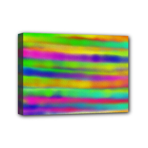 Mermaid And Unicorn Colors For Joy Mini Canvas 7  X 5  (stretched) by pepitasart