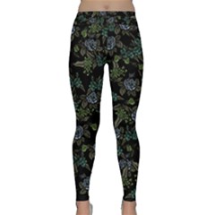 Moody Flora Classic Yoga Leggings by BubbSnugg
