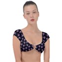 Cupid pattern Cap Sleeve Ring Bikini Top View1
